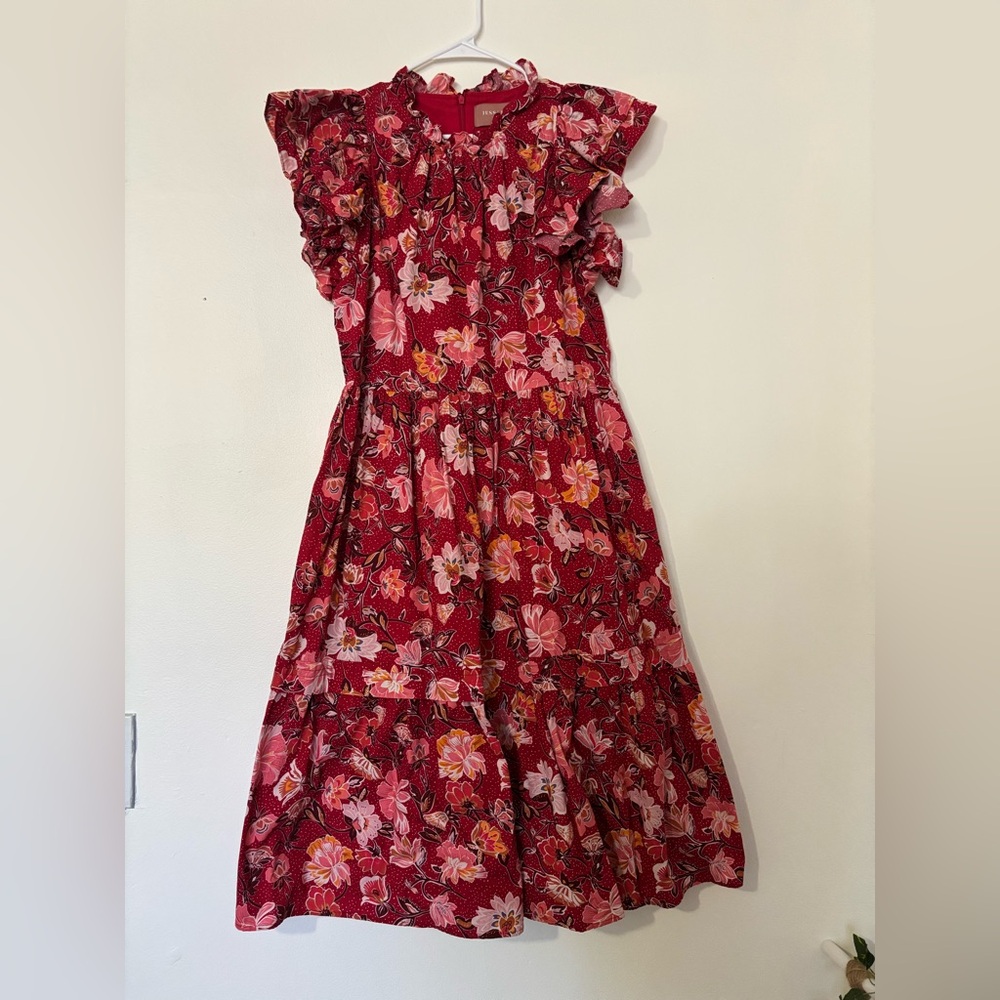 JessaKae Red Prickly Pear Dress - Picture 2 of 4